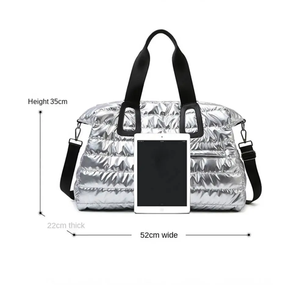 Foldable Duffle Pack New Wet and Dry Separation Waterproof Handle Pocket Expandable Multiple Pocket Tote Bags Women