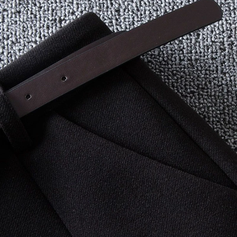 Black Shorts Women Cozy Fashion Autumn Winter Pockets Simple All-match Slim High Waist Temperament Solid Basic Casual Ulzzang