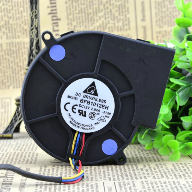 l 1PCS DELTA BFB1012EH | 12V 2.94A | 9.7CM | High Air Volume Turbo Blower Violent Fan