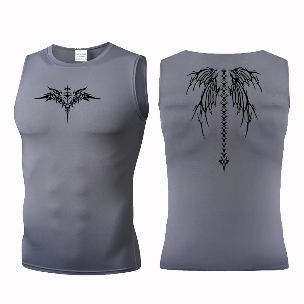 NONE Ionic Shaping Vest for Men Black M 7