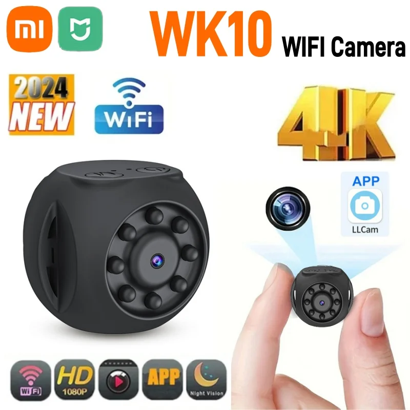 Xiaomi WIFI Mini Camera 1080p HD Wireless Indoor Home Baby Pet Security Monitoring Camera Mobile App Remote Network Monitor New