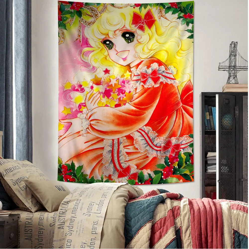 Candy Candy Tapestry Art Printing Art Science Fiction Room Home Decor Wall Art Decor