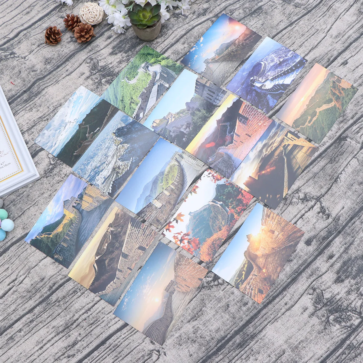 

15pcs Great Wall Postcards Traditional Chinese Photography Series Premium Paper Gift Cards For Collectors Scrapbooking School