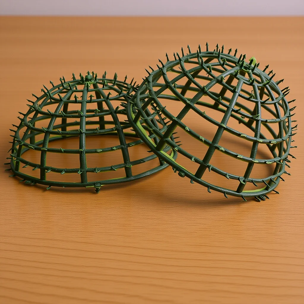 

6Pcs Artificial Plant Topiary Ball Support Sturdy Plastic Flower Holder Decorative Grass Ball Frame Rack for Wedding Party