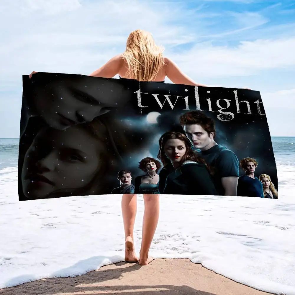 Movie Twilight Beach Towel Colorful Bath Towels For Girl Microfiber Quick Dry Custom Sand Free Beach Yoga Spa Gym Pool