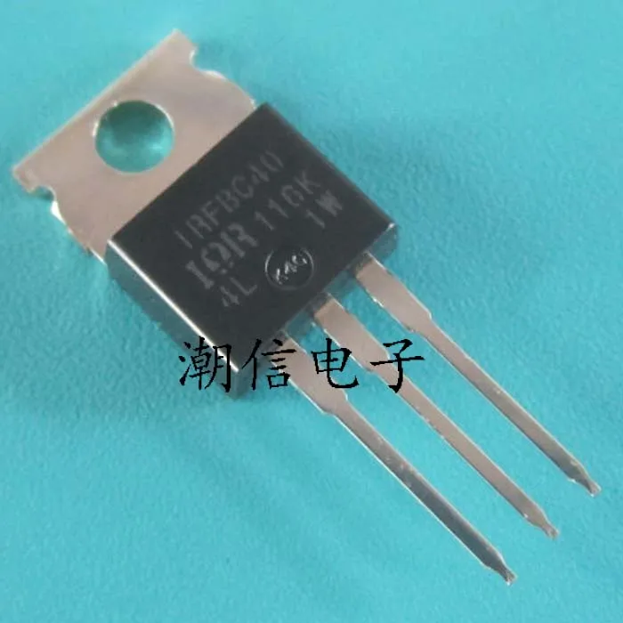 

20PCS/LOT IRFBC40 FBC40A 6.2A 600V NEW and Original in Stock