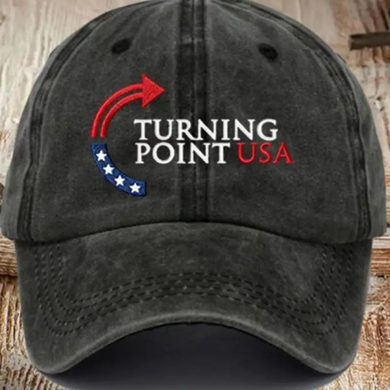 

L5YA Retro Turning Point Action Print Baseball Cap Unisex This is The Turning Printed Hat Independence Vintage Hats