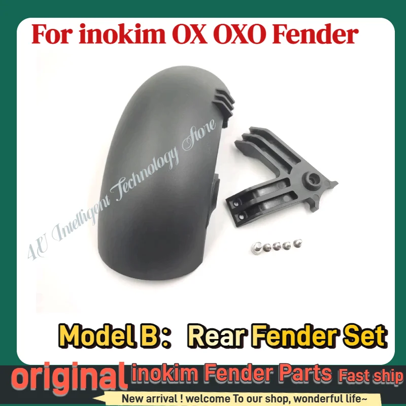 Original Front Fender for INOKIM OXO OX Electric Scooter Mudguard Spare Parts Wheel Cover Tire Plastic Guard Spare Parts