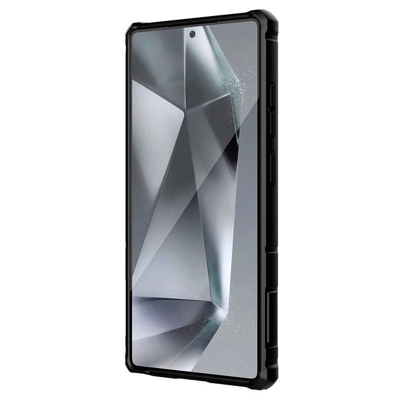 Магнитный чехол NILLKIN CamShield Armor Prop для Samsung Galaxy S25 Ultra, подставка для крышки объектива, комплексная защита от падения, ТПУ + ПК
