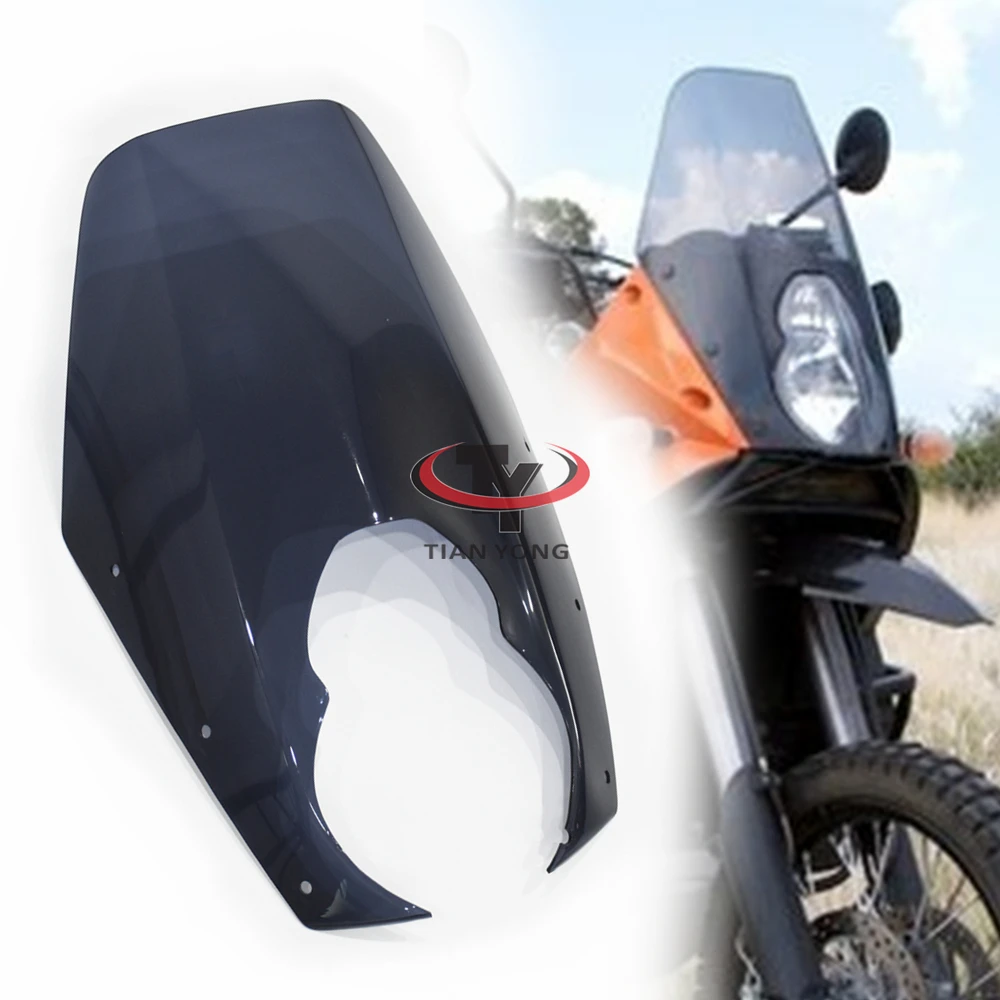 

For KTM 950 990 S/R Adventure 2004-2013 2005 2006 2007 2008 Motorcycle Smoke Front Wind Deflector Airflow Windshield Windscreen