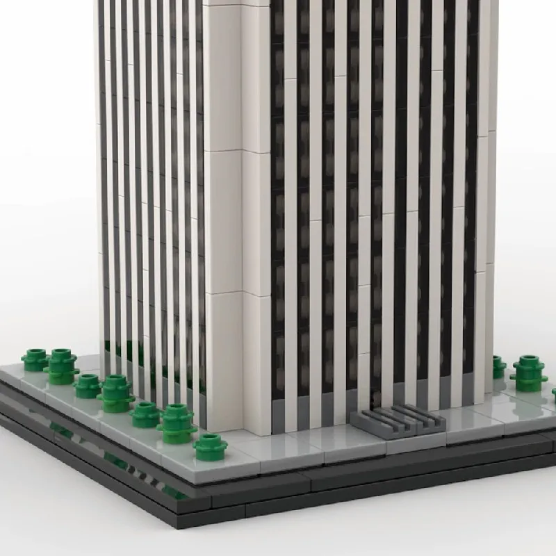 Ensembles de construction de maison centrale de Chicago, Kit de modèles de blocs de construction modulaires d'architecture de magasin d'appartement de ville, cadeau pour enfants 1926 pièces