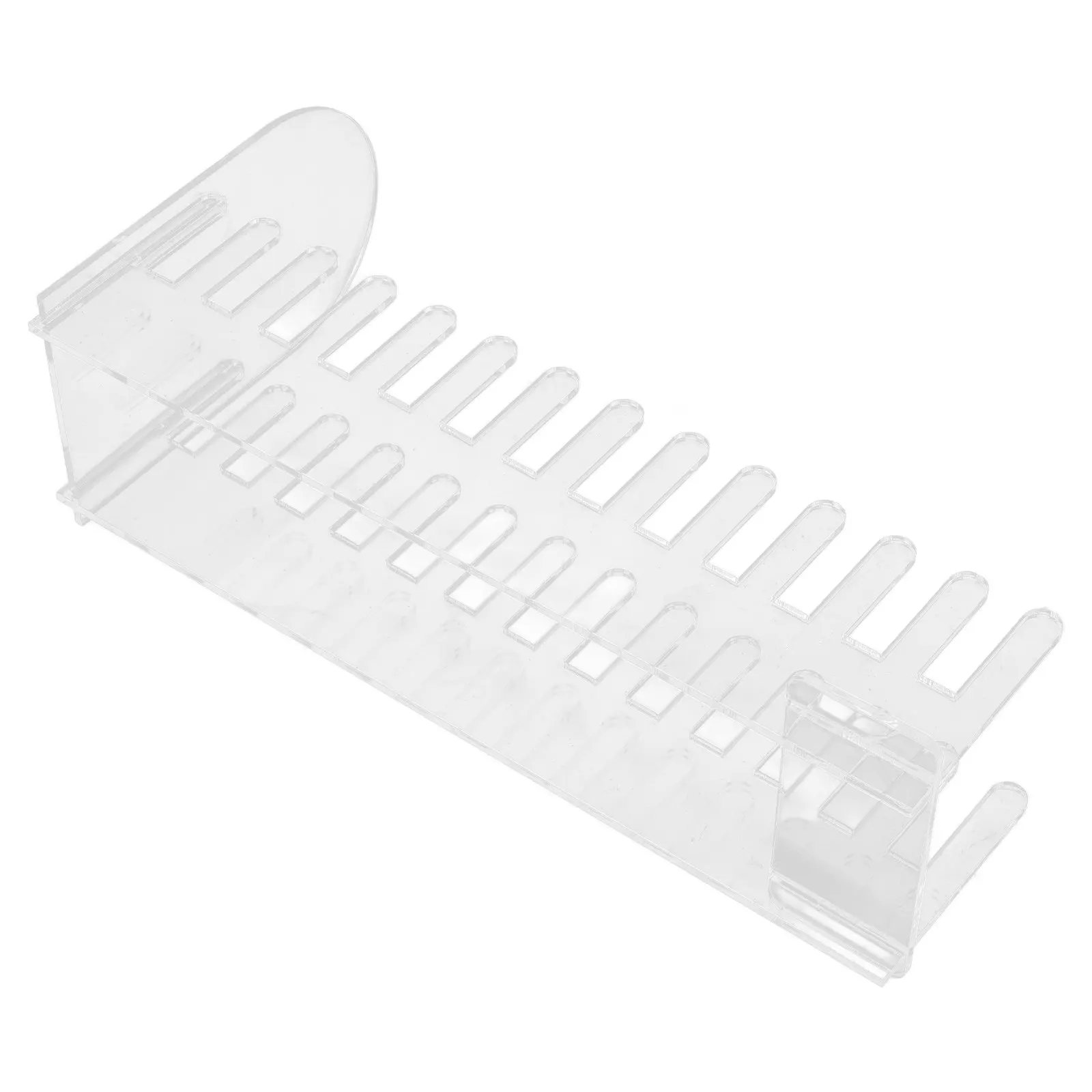 Clear Acrylic Greeting Card Display Stand Multi-Slot Holder Organizer for Postcard Display Retail Vendor Business Card Wall