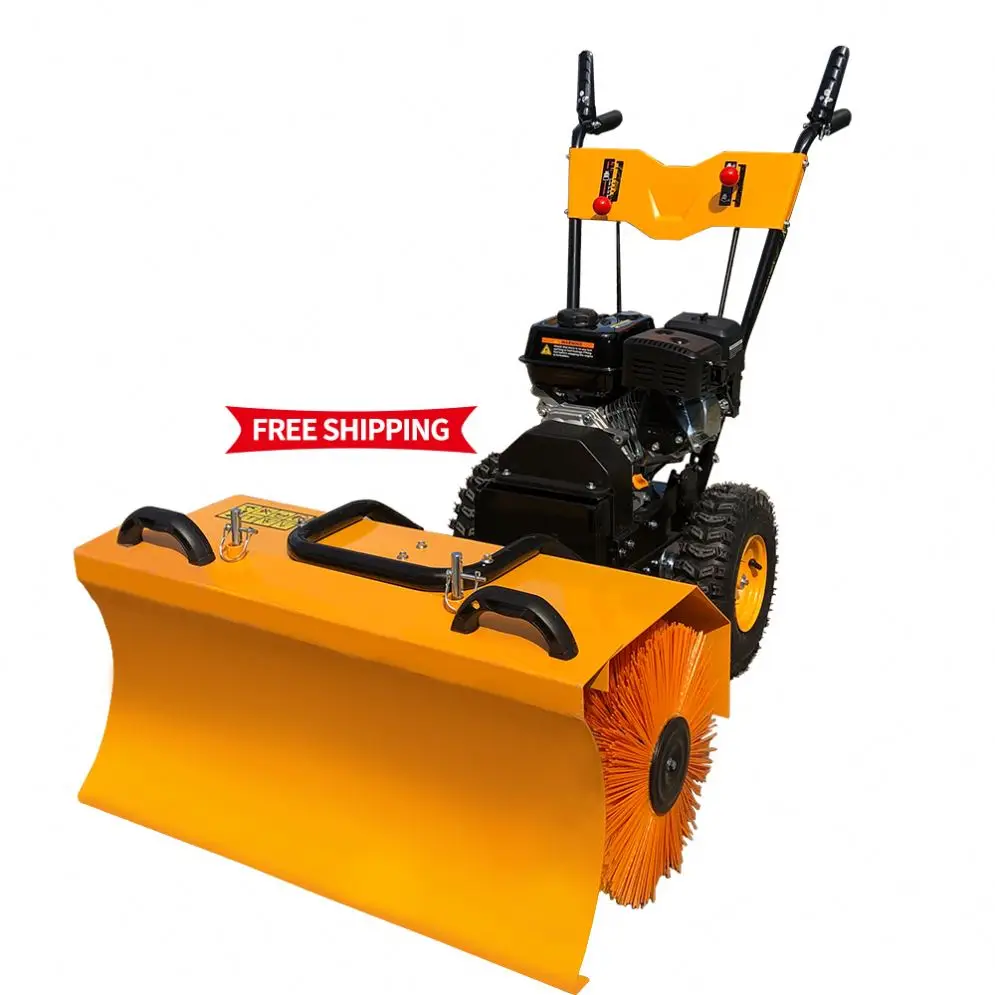 

Hot Sale 6.5 HP Engine Walking Power Hand Operating Snow Sweeper/Snow Blower