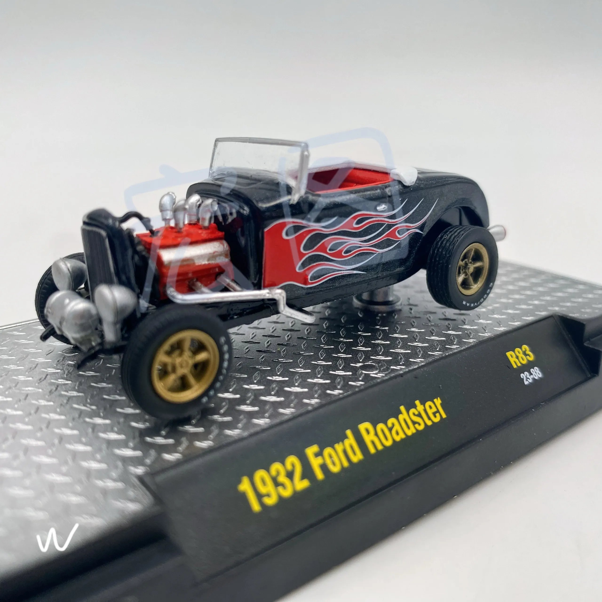 Máquinas M2 1/64 1932, Ford Roadster, coche de aleación fundida a presión, colección de modelos, exhibición, regalo para niños