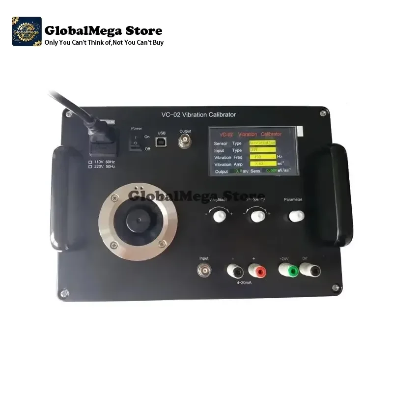 2026 Latest Portable Vibration Calibrator Acceleration Displacement Sensor Transducer for Vibration Amplitude Measurement
