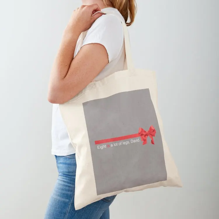 

Love Actually Eight is a lot of legs, David. Tote Bag bags woman 2025 Women's shopping bag cute tote bag hand bags