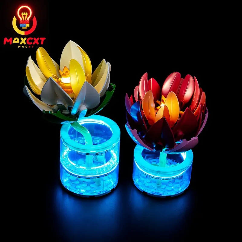MAXCXT LED Light For LEGO 11511 Botanicals Water Lilies DIY Decorative Lamp Not Include Lego Building Blocks Set