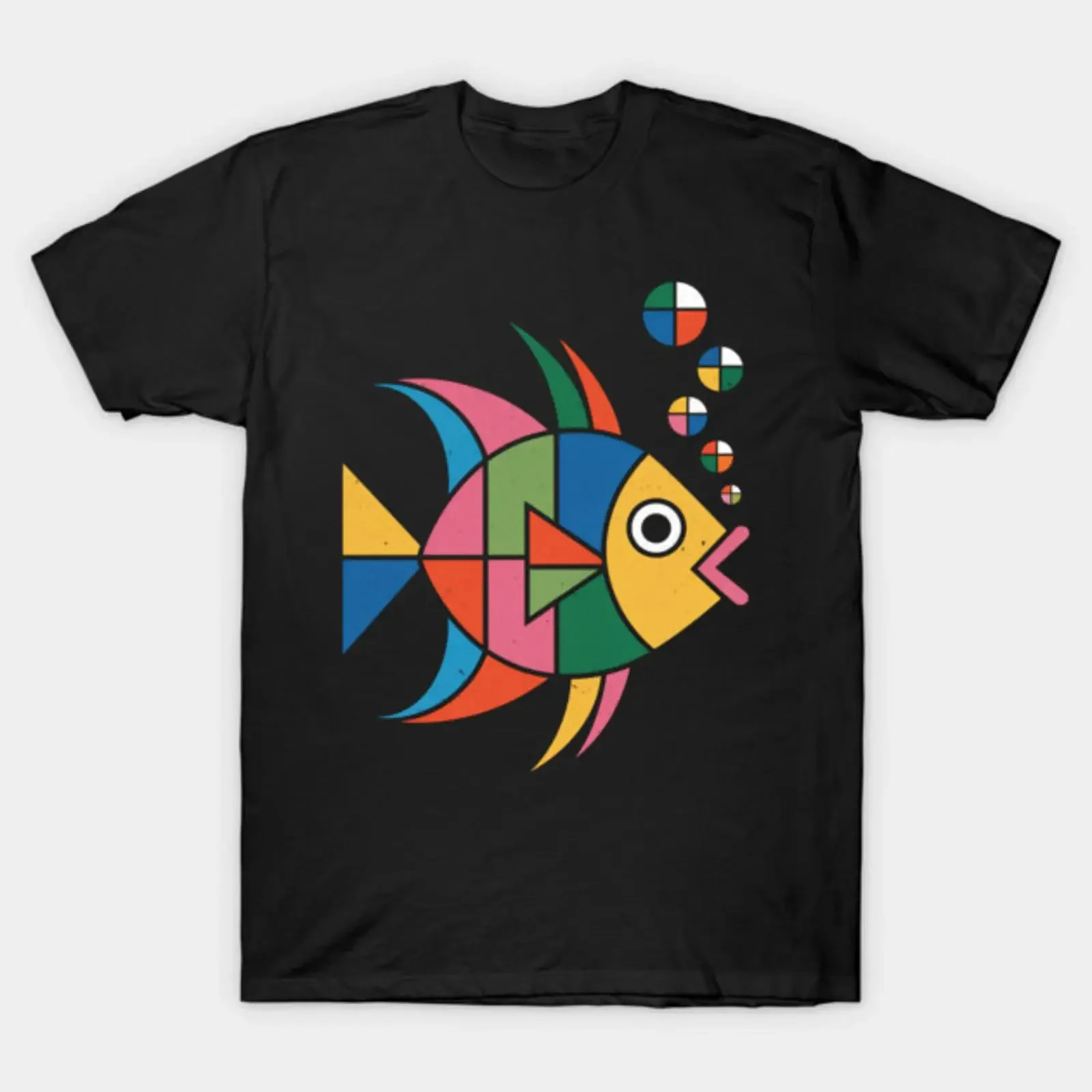 Cooles Sunfish Fish Lover T-Shirt im Vintage-Stil, gewaschene Designerkleidung, vielseitig, weich, lässig, grafisch, für Herren, bequem, leicht