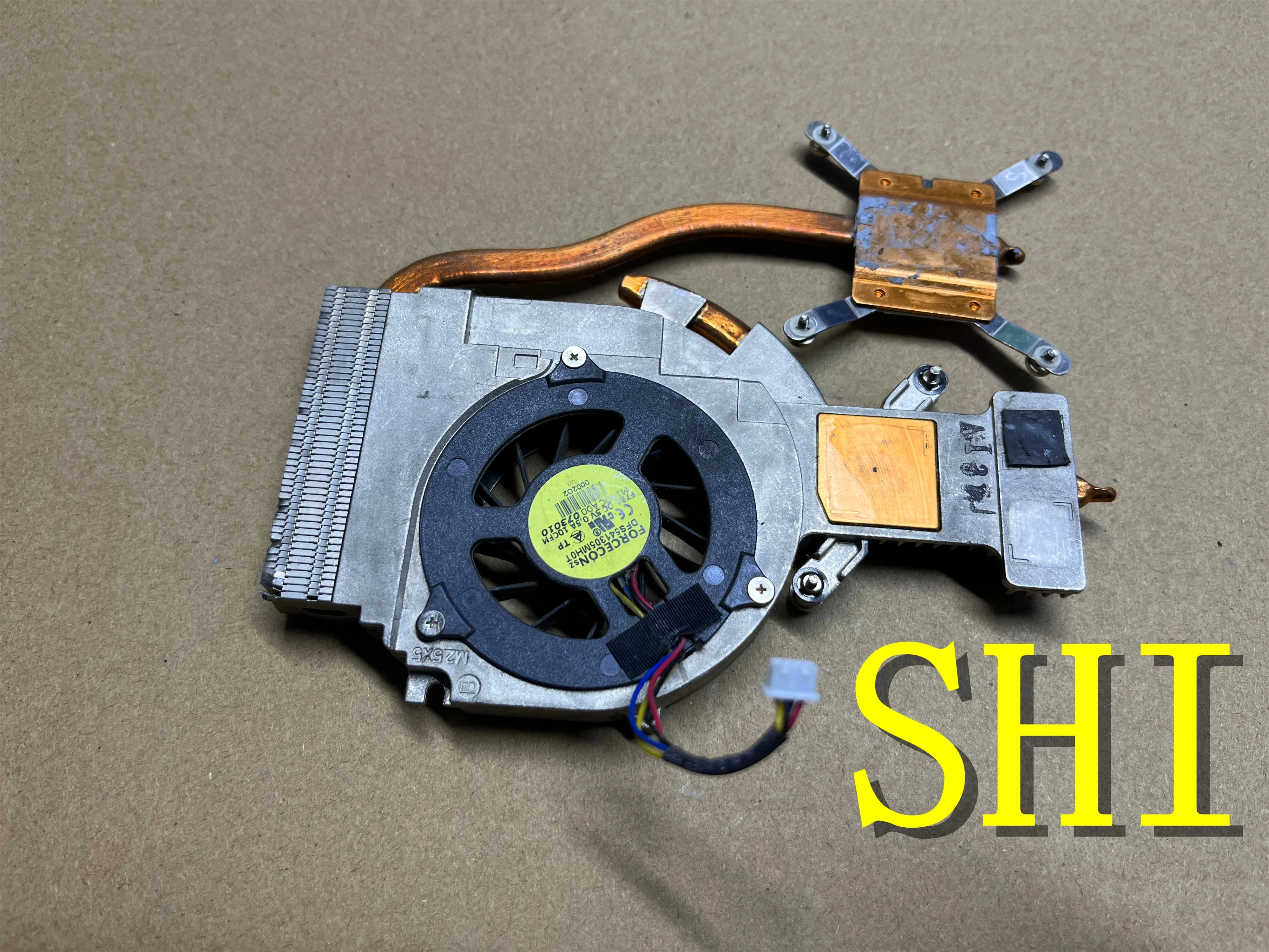 

02X6C1 Used FOR Original laptop heatsink cooling fan for Dell 1558 cooling heatsink with fan cooler 2X6C1 Free Shipping