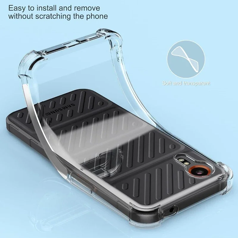 Shockproof Airbag TPU Case for Samsung Galaxy Xcover 7 Xcover 6 Pro 5 Protective Cover Capa Fundas Coque
