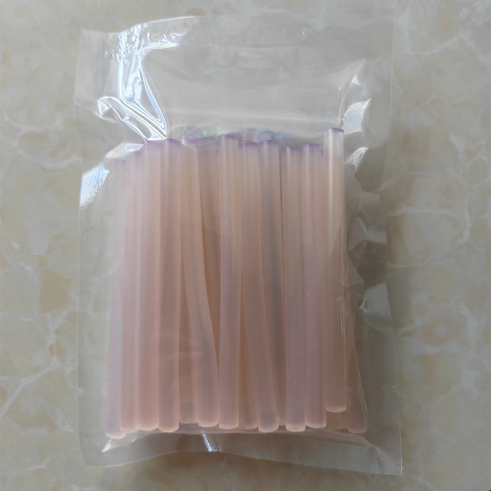 20Pcs/Lot Pink Mermaid tears Laser transparent Hot melt adhesive stick DIY Wax seal