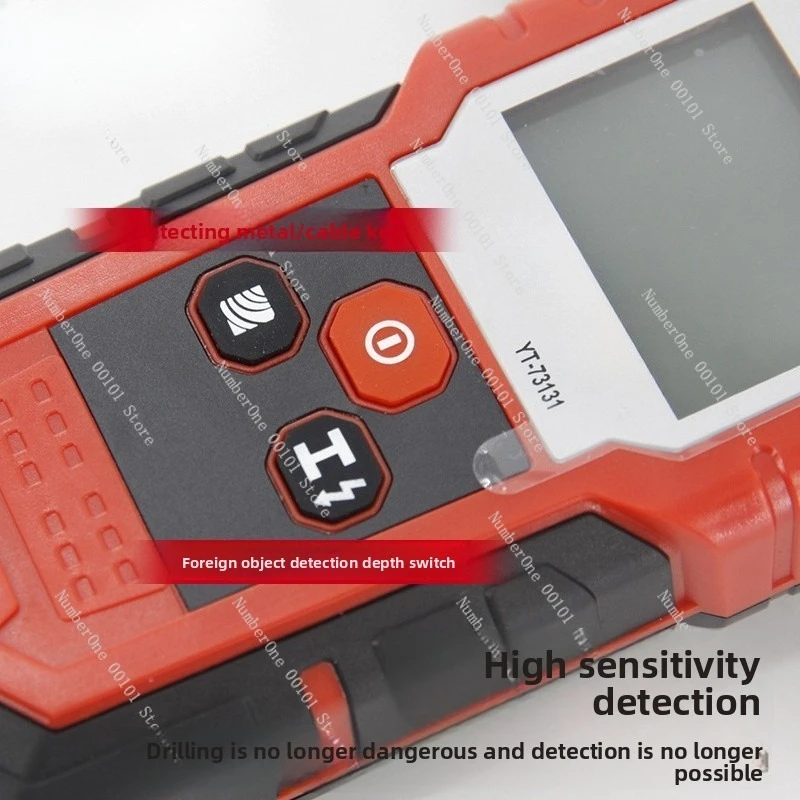 Multifunctional Wall Detector Stud Finder Locate Rebar Metal AC Wire Water Pipe Inside Wall