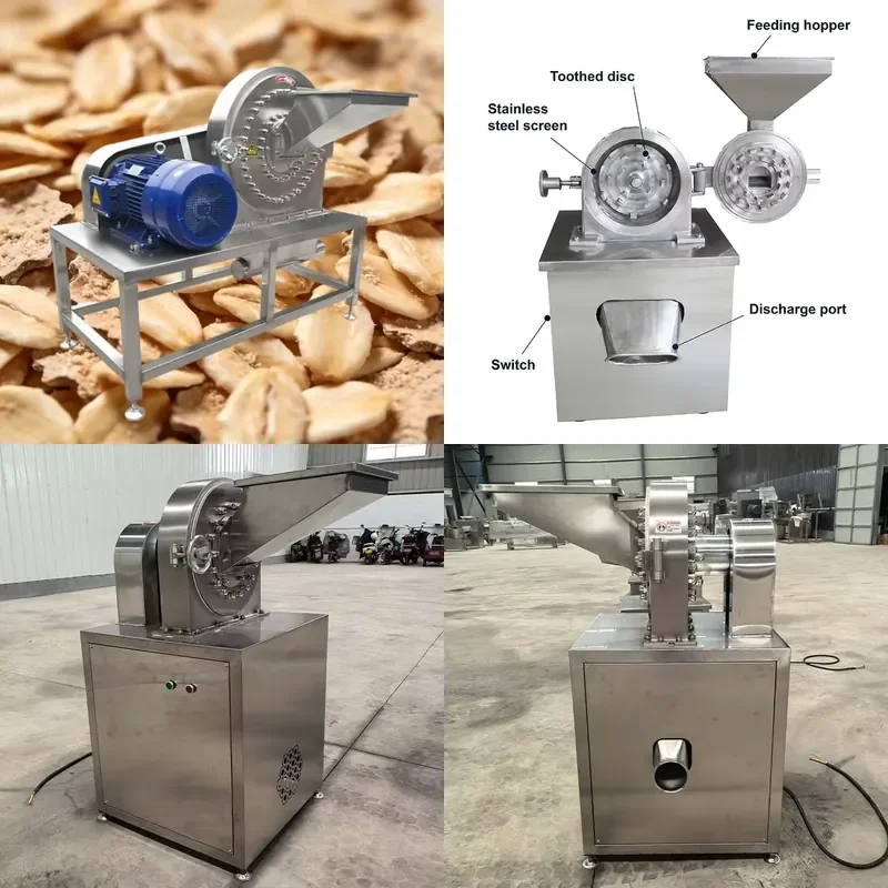 2026 High Speed Toothed Disc Grinder Machine Electric Spice Whole Wheat Flour Milling Machine Grinding Mill Machine for Maize