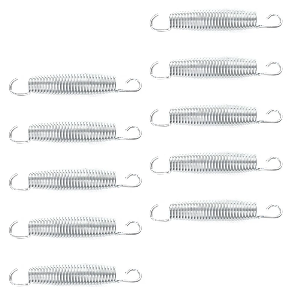 Mola de trampolim, acessórios profissionais de tensão, molas externas, suprimentos de fio de aço galvanizado com 10 peças