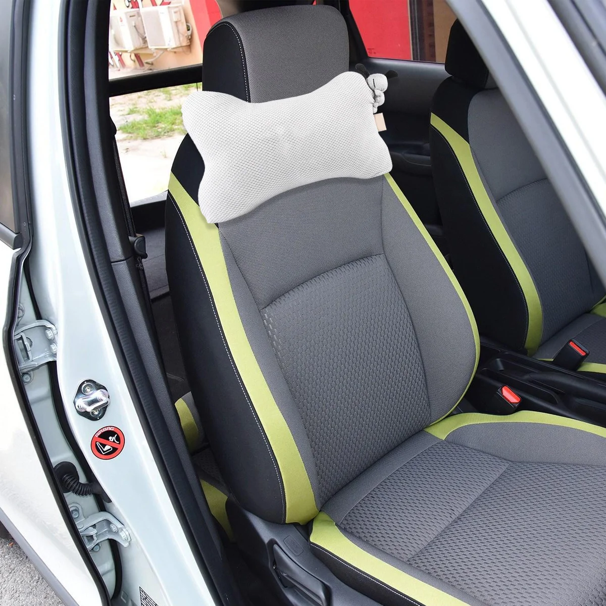 

1Pcs Car Neck Pillow Universal Neck Protector Headrest Support Cushion Comfortable Driving Rest Pillow for Better Posture Long