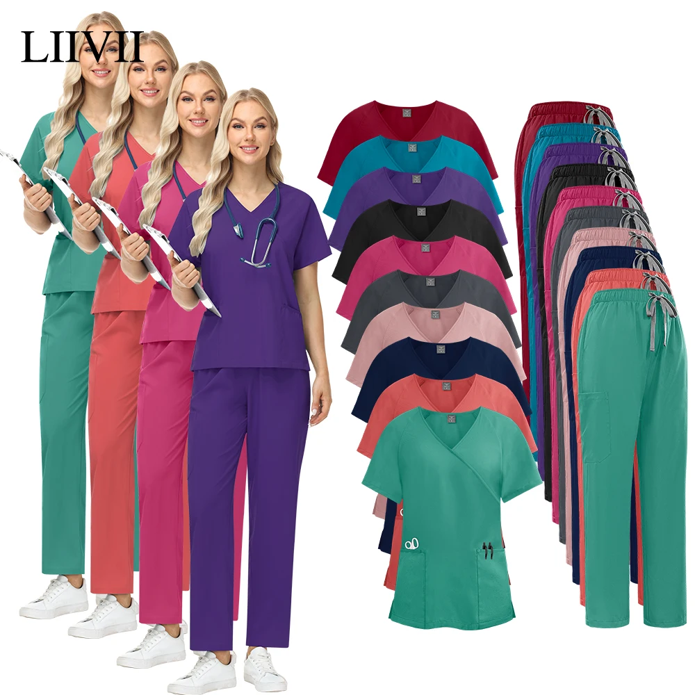 conjunto-de-scrubs-medicos-para-dentistas-uniformes-hospitalares-femininos-roupa-cirurgica-solida-para-clinicas-saloes-de-beleza-e-anestesiologistas
