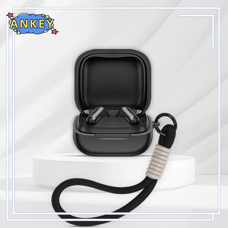 لسماعات الأذن Air Pro 4i TW230، غطاء سيليكون ممتاز، منفذ شحن قابل للصدمات مع حبل منسوج