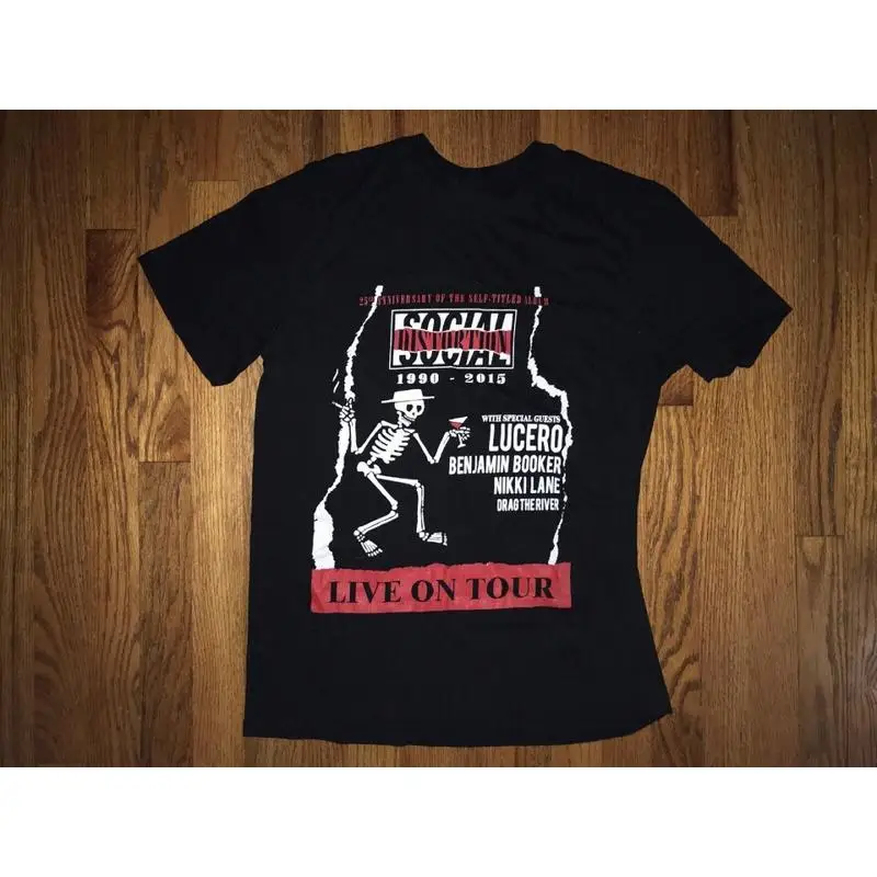 Social Distortion 25th Anniversary T Shirt All Size S To 5XL UU1057