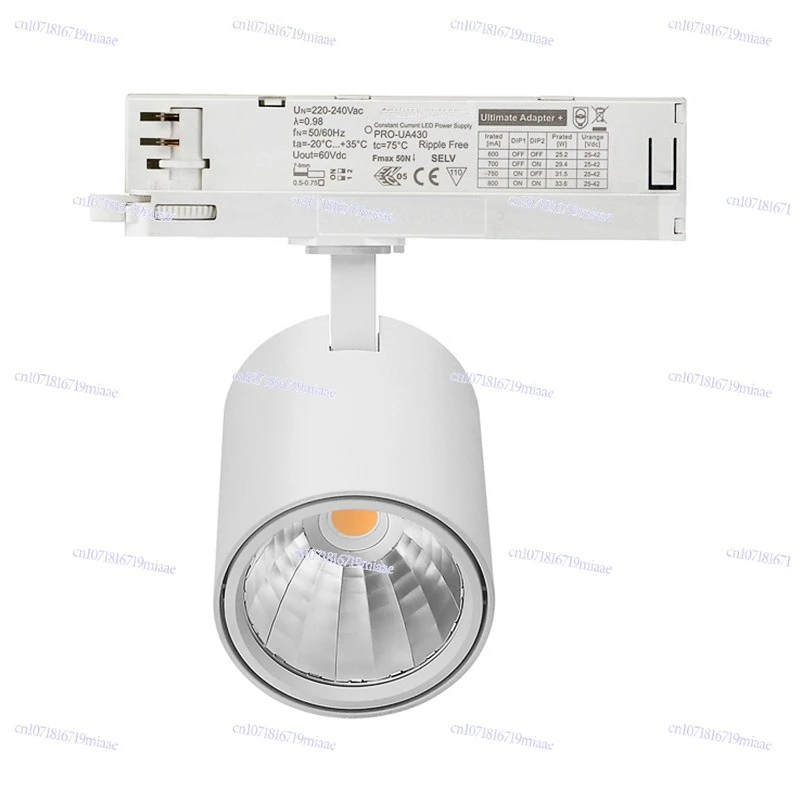 Four-line track light LEDCOB30W shopping mall track spotlight integrated guide light chain store dali light