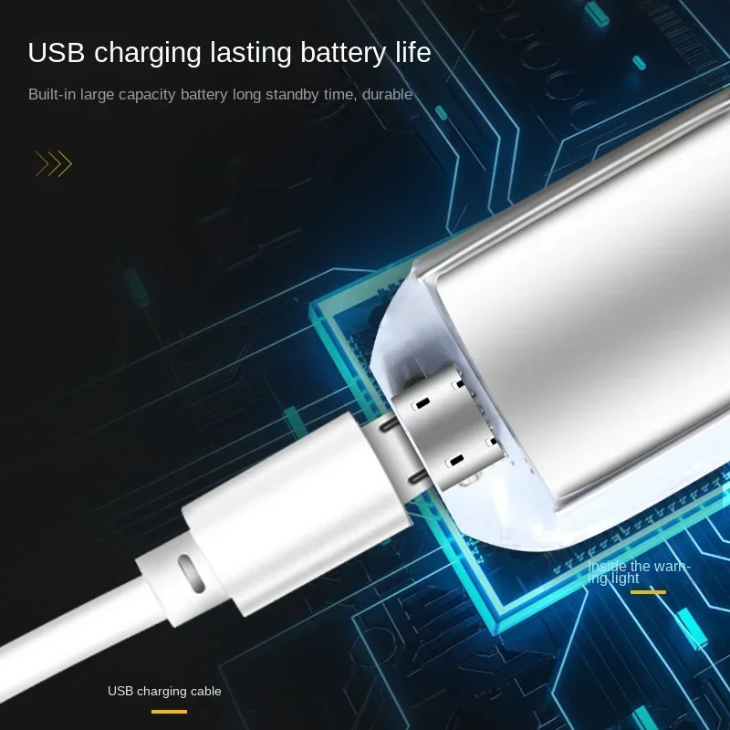  ضوء قبة السيارة الداخلي - مصباح قراءة LED بمستشعر لمس الإصبع مع شحن USB #5