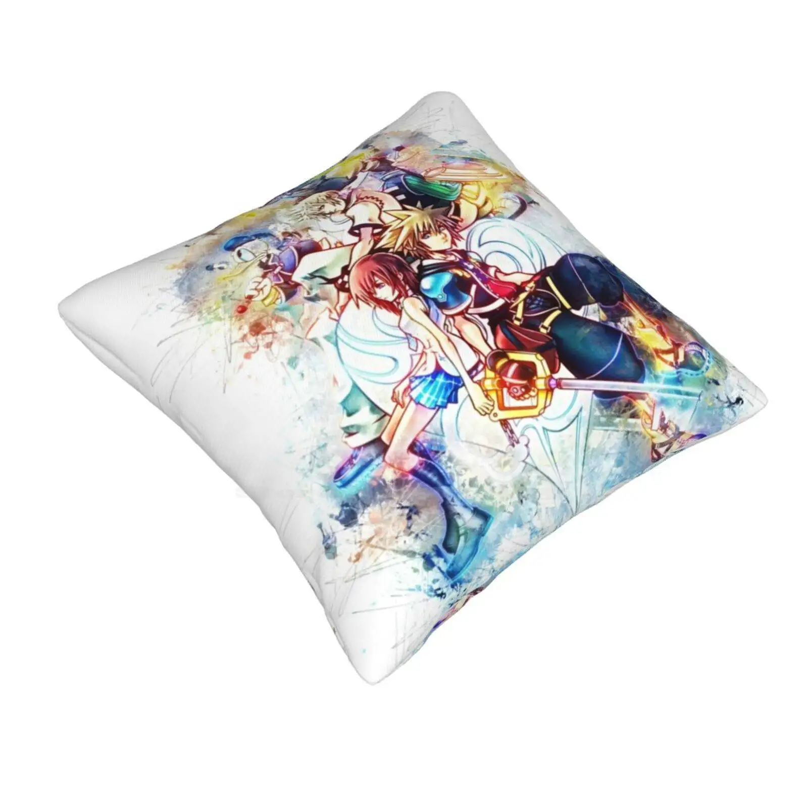 Kingdom Hearts Family Pillowslip Pillowcase Kingdomhhearts Kingdom Love Great Anime Game Comic Sora Cartoon Manga