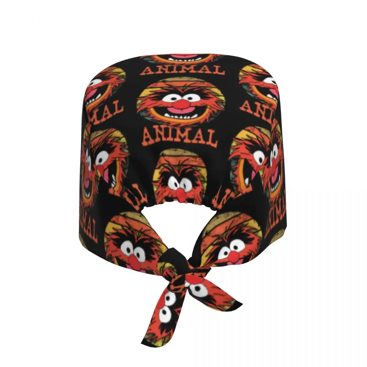 Muppets خمر حزب الحيوان فرك قبعة الطبيب العمل الجراحية قبعة للجنسين قابل للتعديل قبعات التمريض لطبيب الأسنان