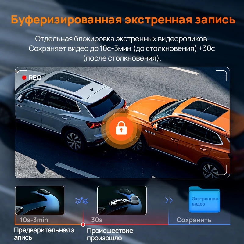 70mai M800 4K Front 1080p Rear GPS ADAS