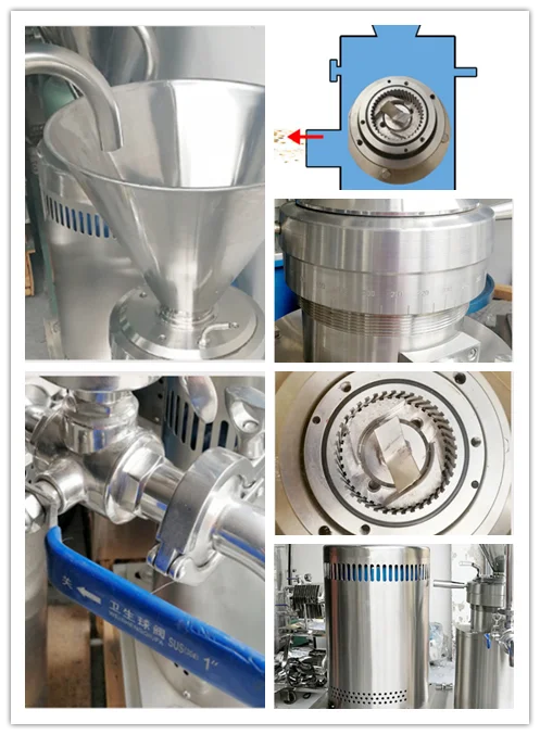 2026 Hot Sale Sesame Peanut Butter Cream Making Machine/Peanut Butter Paste Grinding Machine /Colloid Mill