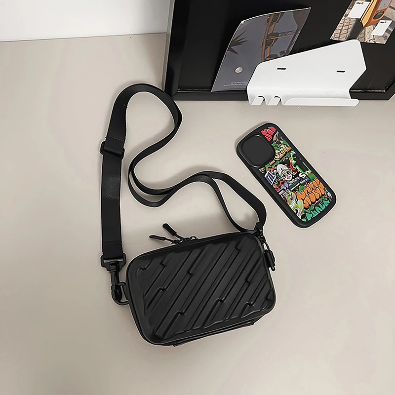 1 قطعة شخصية بسيطة خفيفة الوزن صندوق حقيبة موضة قطري شريط حقيبة كتف للجنسين حقيبة تسلق الجبال هدايا عيد الميلاد