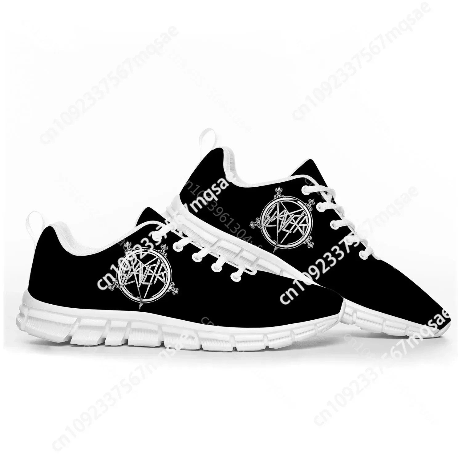 Slayer Heavy Metal Rock Band zapatos deportivos para hombres, mujeres, adolescentes, niños, zapatillas casuales personalizadas, zapatos de pareja de alta calidad