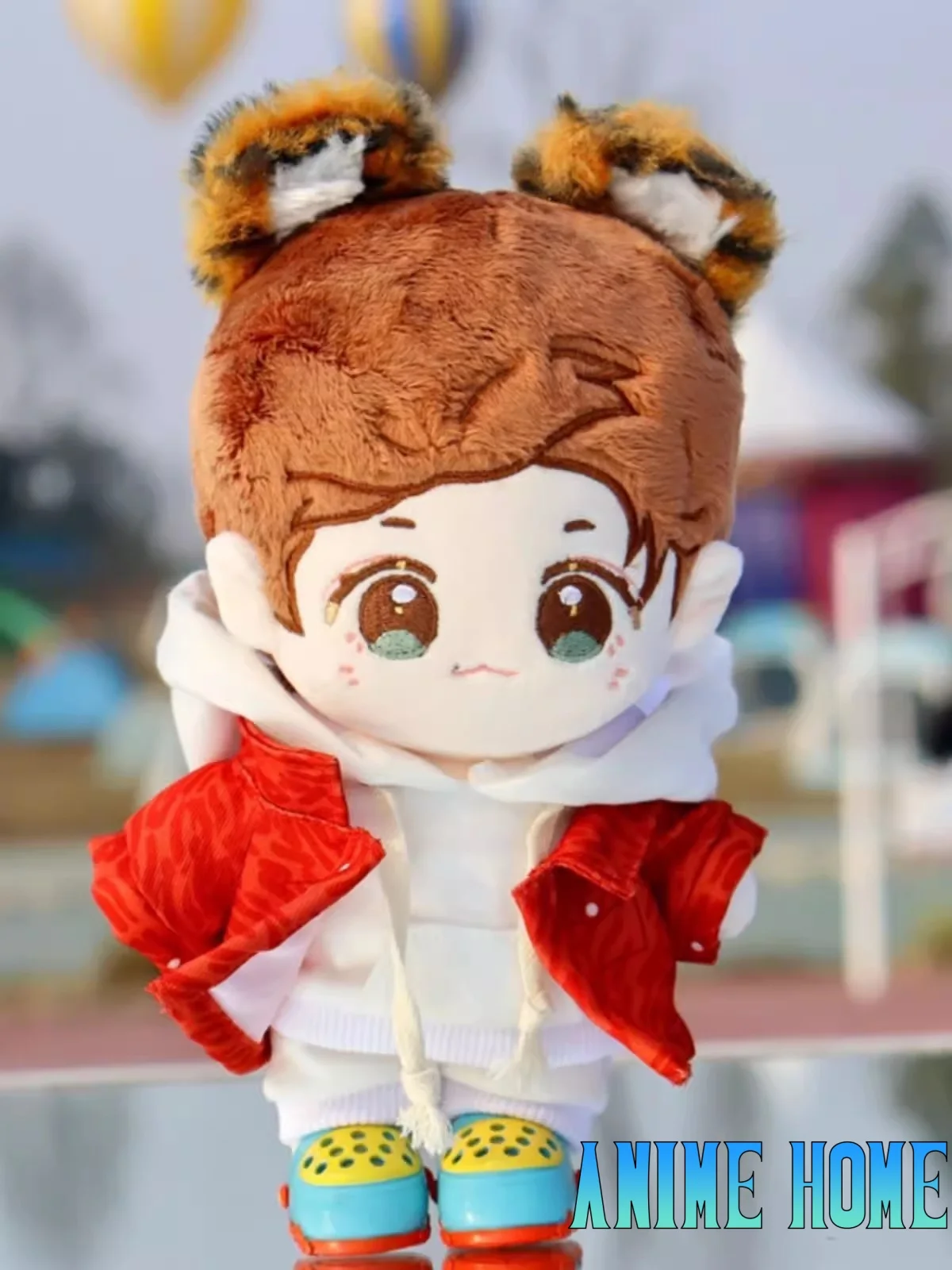 Original Kpop Star JungKook Tiger 20cm Doll Toy Body Plushie Stuffed Clothes Suit Cosplay Kids Gift Cute