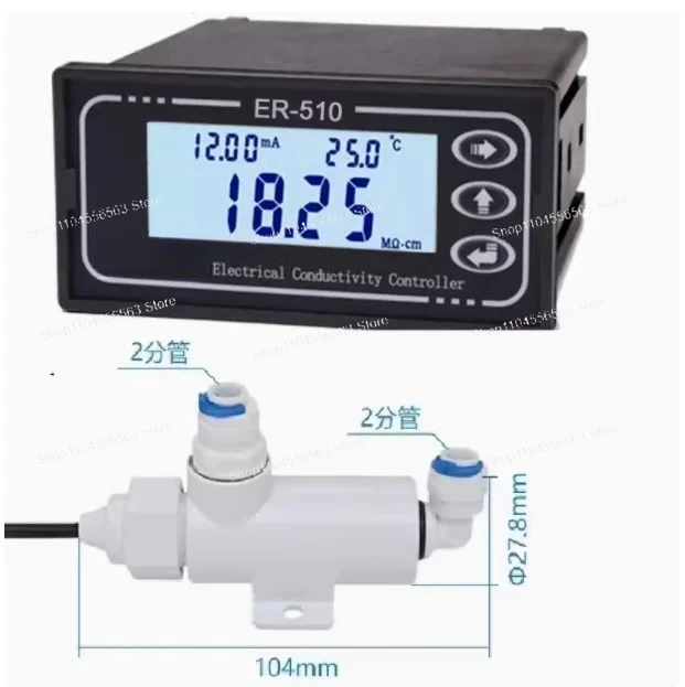 Mixed bed EDI water purifier with resistivity test industrial ultrapure water treatment equipment