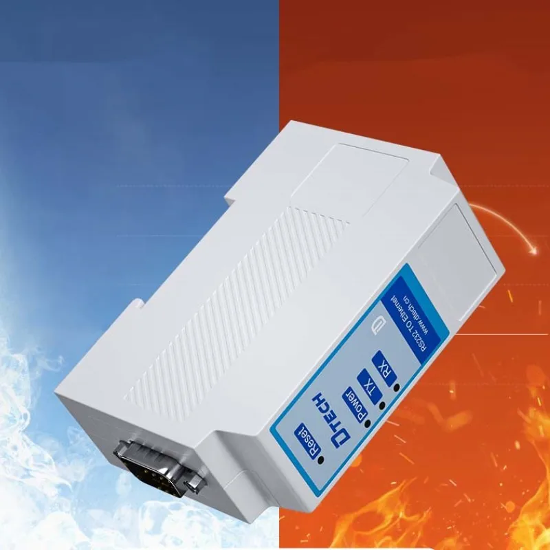 Soluções Ethernet DTECH para conexões seriais RS232 Serial para TCP/IP Ethernet Conversor Servidor Trilho Din
