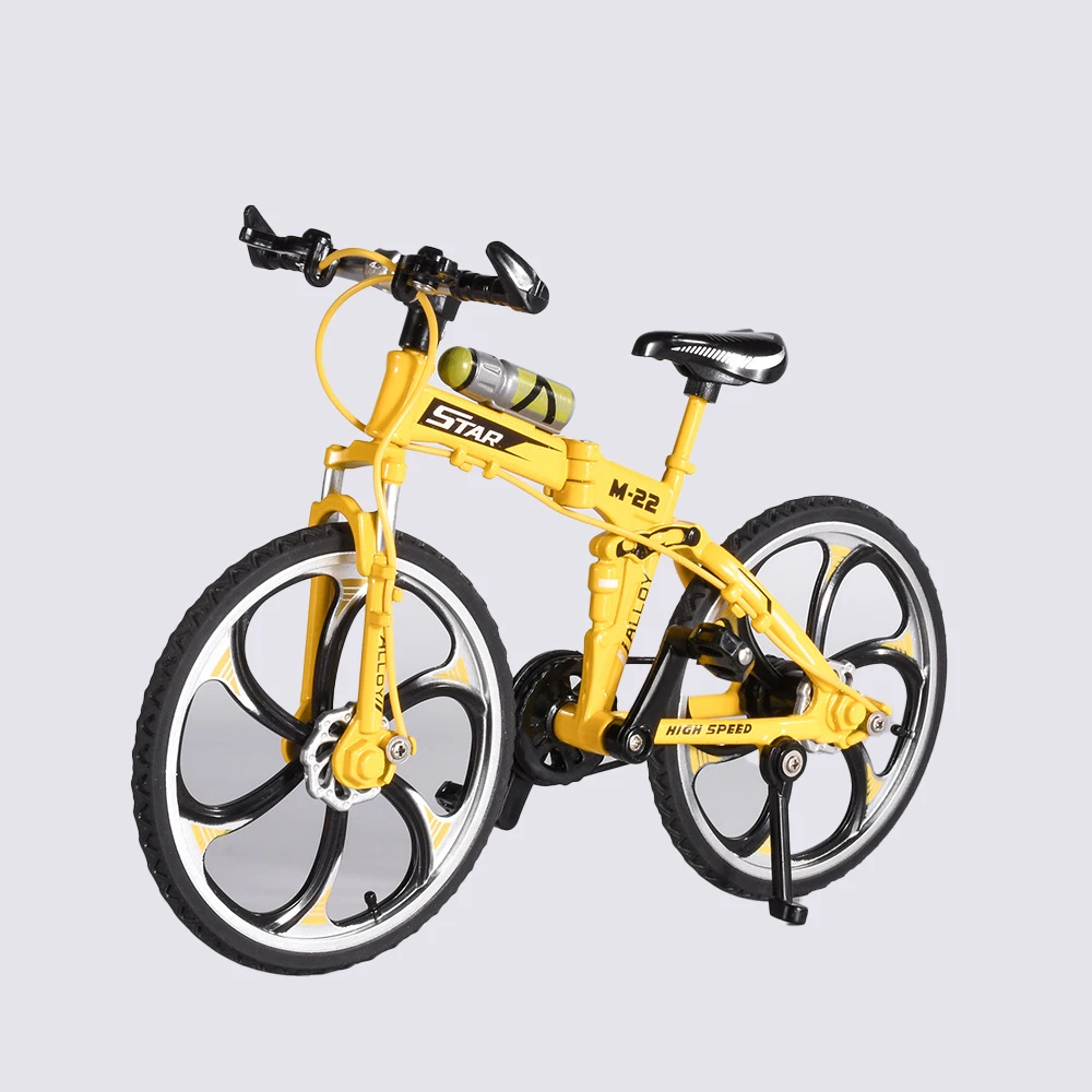 Alloy Bicycle Model for Children, Desktop Ornaments, Micro Bicycle, Collection Display, Gift, 1: 8