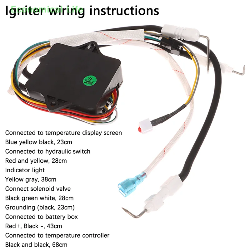 Universal DC 3V Gas Stove Water Heater Double Ignition With Temperature Control And Display Pulse Igniter Switch