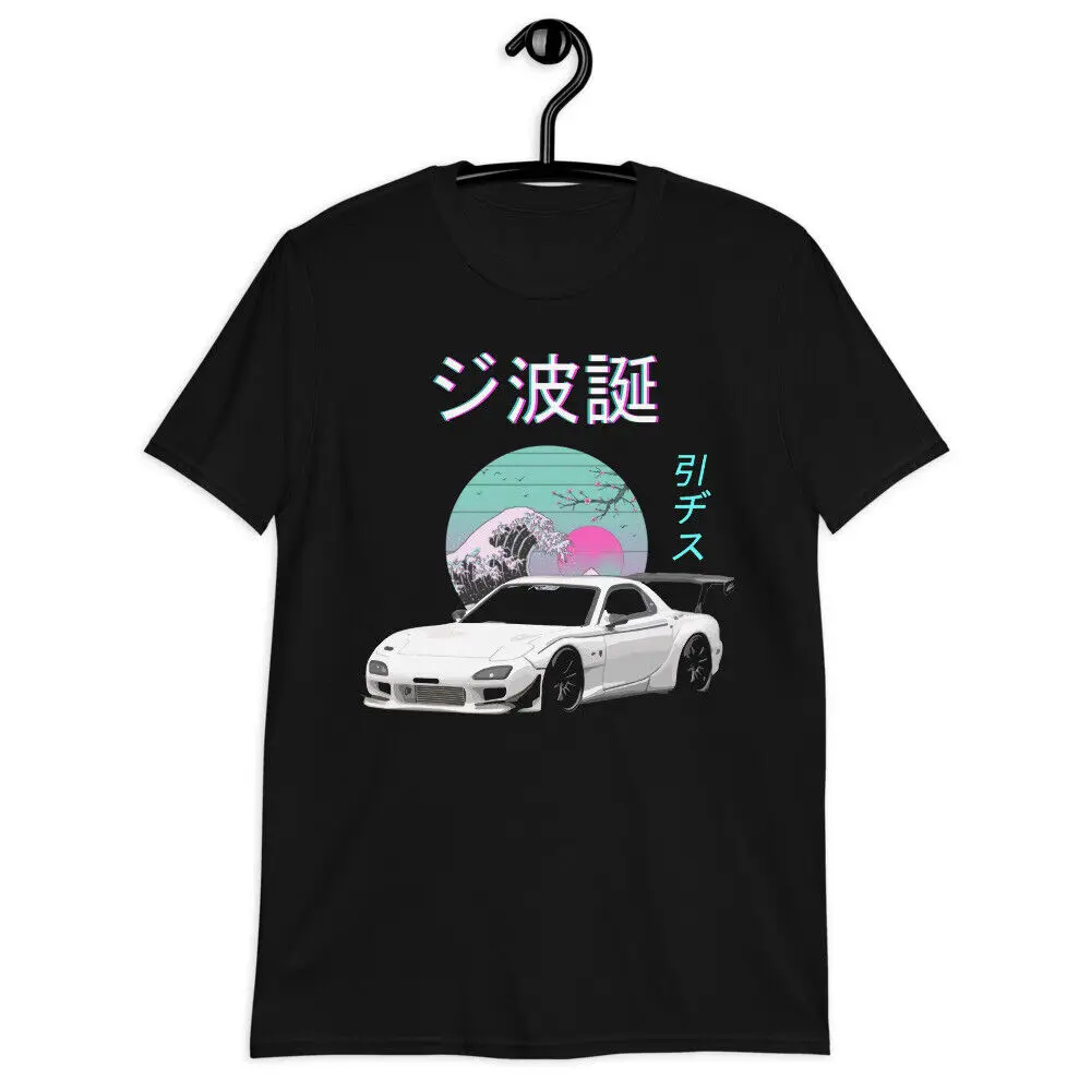 RX 7 Vaporwave JDM Tuner Car Drift Street Racing  T Shirt