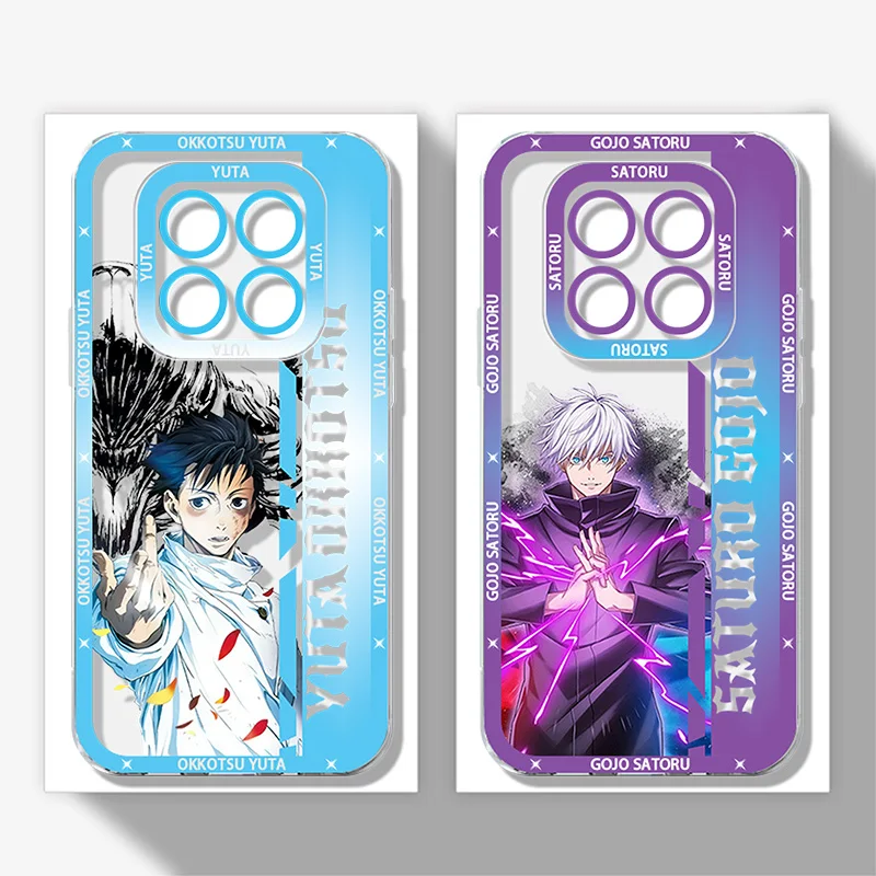 Funda Gojo Satoru Okkotsu Sukuna para Xiaomi Redmi 15 15C 14R 14C 13 13C 13X 12 12C 10 10A 10C A5 A4 A3 Pro Turbo 5 Max 4 3 4G 5G