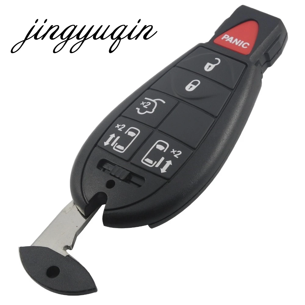 

Jingyuqin Smart Fob Дистанционный передатчик для Chrysler Town & Country D-odge Grand Caravan Smart Key Case Fob 6BTN