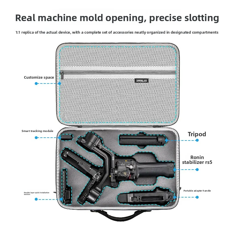 PU Waterproof Storage Bag Shoulder Crossbody Case Accessories for DJI Ronin RS 5 RS5 Shadow 5 Gimbal