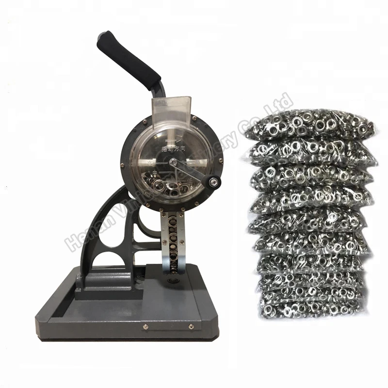 Advertising Use Semi Automatic Eyelet Punching Machine 10mm 12mm Size
